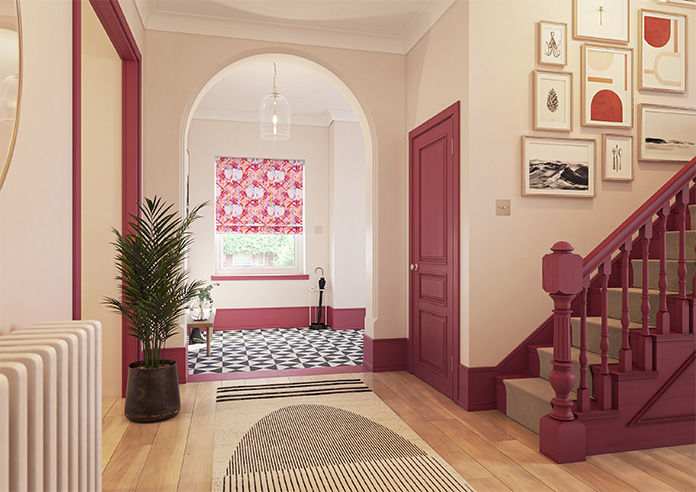 Faded Glamour, Fairground Stripe - Twist&Fit Roman Blind - Image 6